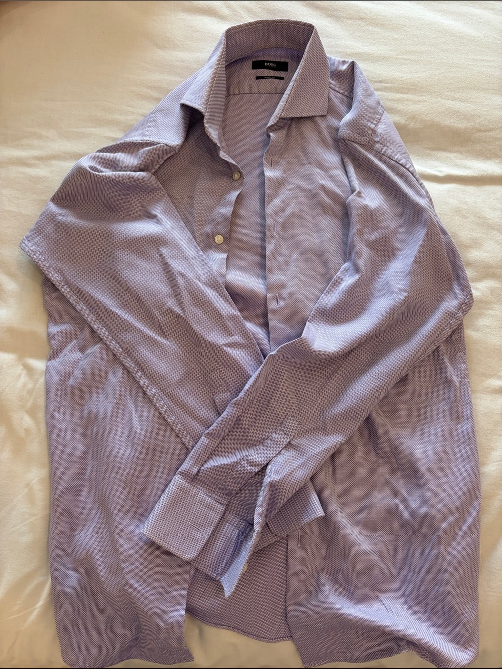 Boss Light Lavender Dress Shirt